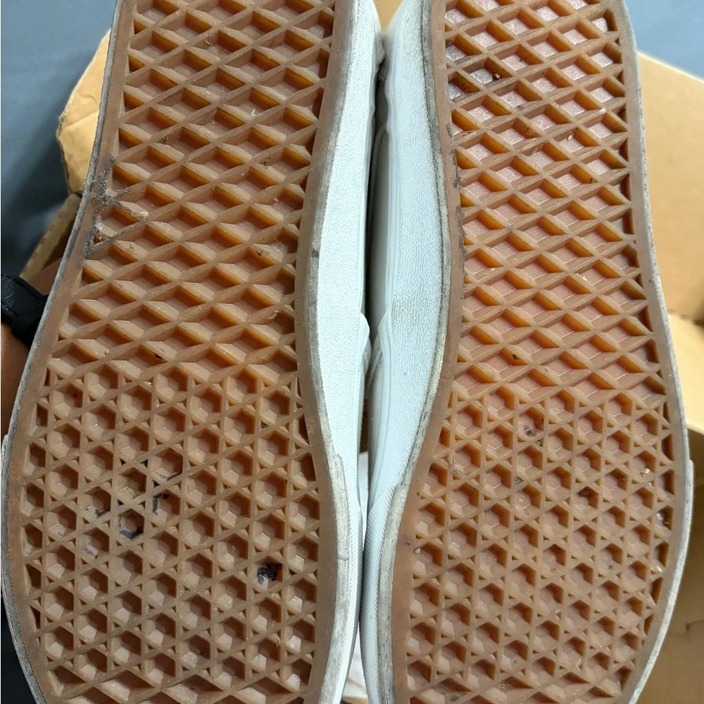 Vans True White Canvas Slip-On Sneakers - Picture 4 of 5